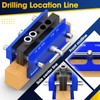 BLEKOO Self Centering Doweling Jig Kit, Drill Jig For Straight