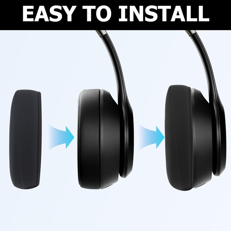 umvowuxa Silicone Sweat Earpad Covers for Beats Solo 4, Solo