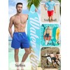 SERENYOU Swimming Trunks Men's Board Shorts Quick-Drying Pattern Changing Swimming