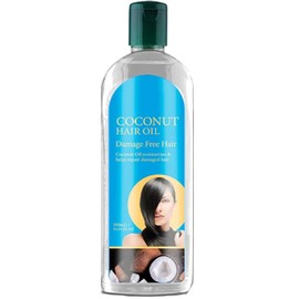 Coconut Oil for Hair, Deep Moisturization, Reduces Protein Loss, Protects & Strengthens Hair, Fights Dandruff & Dry Scalp, Large 300ML Bottle