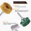 Honoson 6 Pieces 2 Inch Bristle Disc Grit Abrasive Bristle