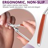 Cuticle Trimmer Extra Sharp, Upgraded 0.98 Inch Jaw Professional Cuticle