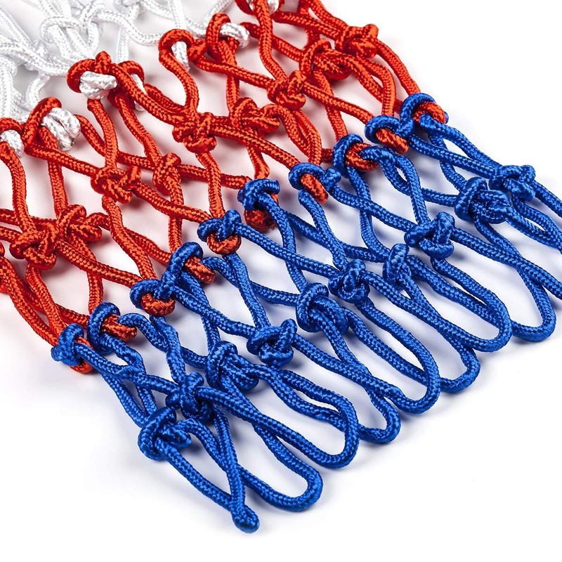 Basketball Net 1 Pack 3 Color 12 Loops Netting Replacement