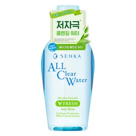 Senka All Clear Micellar Formula Fresh N Cleansing Water, 230ml, 1 pc / 센카 올 클리어 미셀라 포뮬러 프레시 N 클렌징 워터, 230ml, 1개