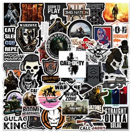 GTOTd Call of Duty Stickers Stickers (Pack of 100) Toy Gifts Merch for Laptop Water Bottle Phone Accessories Car Bumper Window Helmet Decor Teens