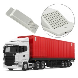 YINSHCO Shipping Container Air Vent Kit, Heavy Duty Shipping Container Accessories, Cross Flow Ventilation Set Reduce Heat Humidity Condensation Add Air Flow for Truck, Van, Cargo (Gray 16Pack)