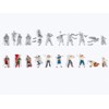 Artesanía Latina 22411F. Set of 10 Metal Figurines 1:65 for