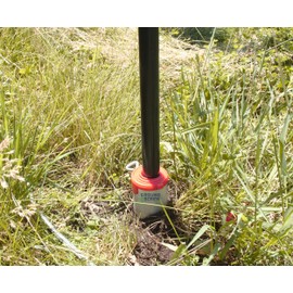 American Ground Screw Model 1 with Cap - Quick and Easy Pole Mounting System