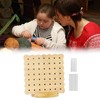 Yarn Blocking Board - Knitting Blocking Mat with 10 Pegs,Handcrafted