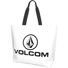 Barasu Volcom Body Bag, Mother's Bag, Shopping Bag, Large Capacity, Women's Tote Bag, Bear School, Handbag, Cosmetic Bag, Eco Bag, Convenience Store Bag, Shopping Bag, Lightweight, Durable, One-Shoulder Convenience Bag, As shown in Figure