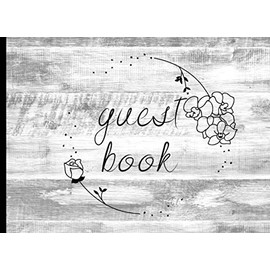 Guest book: Beautiful guestbook for cottage in the countryside and guest rooms | 100 pages in 8.2*6 inch format