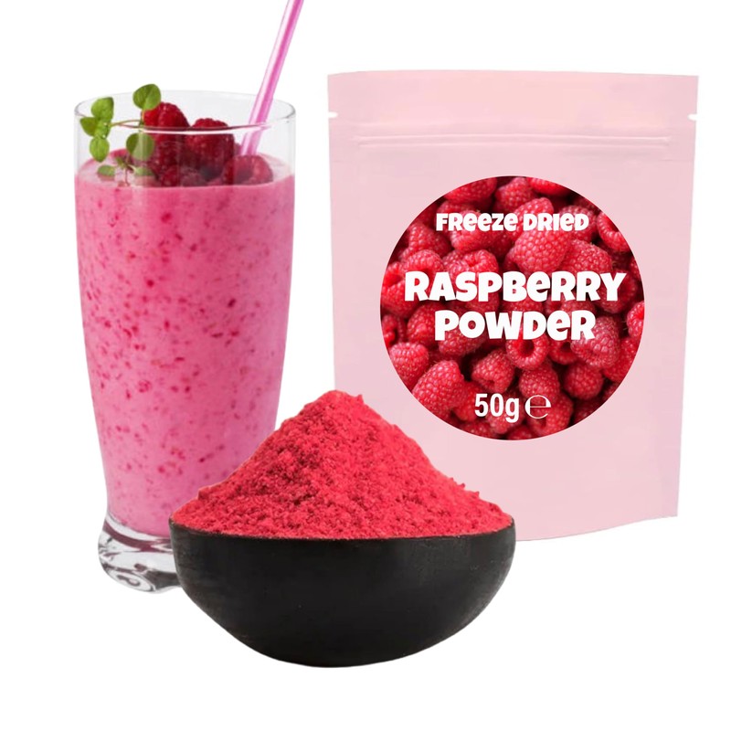 Freeze Dried Raspberry Powder - 100% Pure & Natural -
