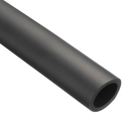 Rebower 28mm ID Pipe Insulation Tubing 5mm Thick Heat Preservation Foam Tube, [for Plumbing Freeze Protection Exercise Handle] - 38mm OD/1.5ft/Black