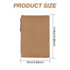 SWYYSGS Spiral Notebook Kraft Paper Cover Notepad with Pen, Sticky