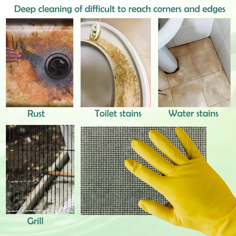 TNTIWQ 10Pcs Cleaning Screens for Toilets Cleaner Hard Water 5.5