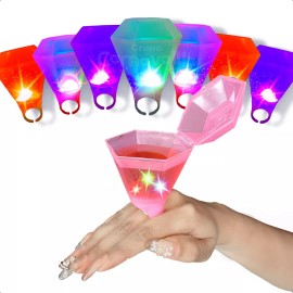 Grupo Carnavallia Anillo 7 Shot Diamante Led Rgb Despedida Soltera Bride Novia