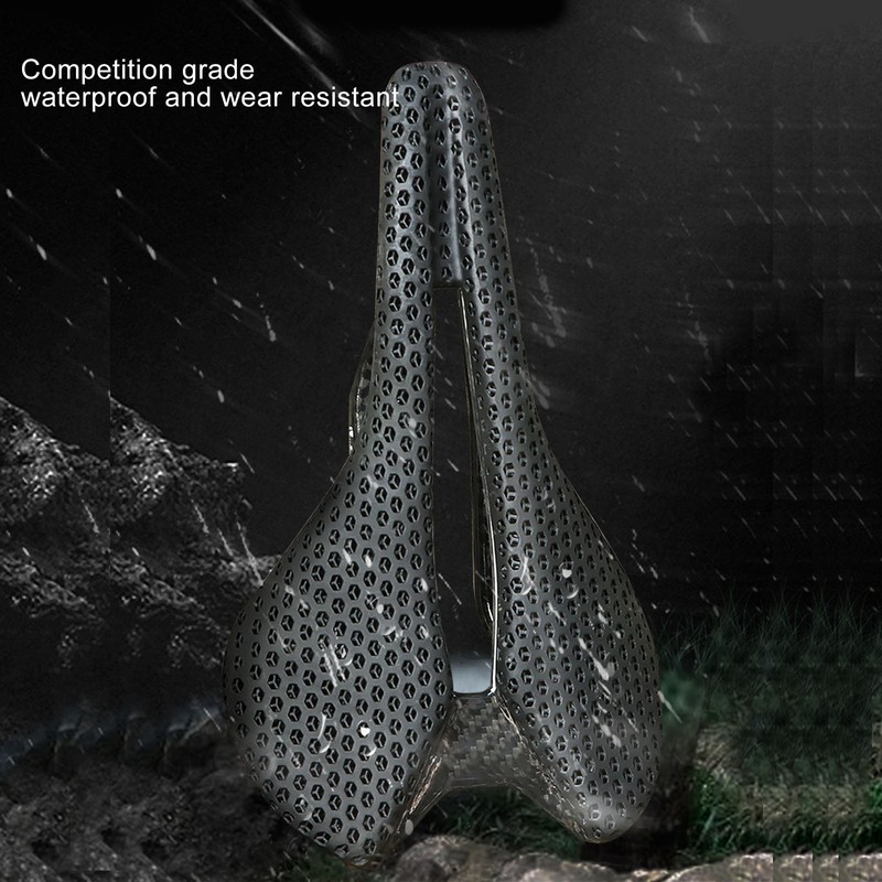 Bike Seat for Men and Women 3D Printed Carbon Fiber