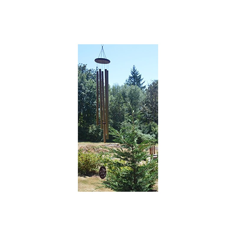 Sunset Vista Designs Bronze Classic Wind Chime with Butterfly, x