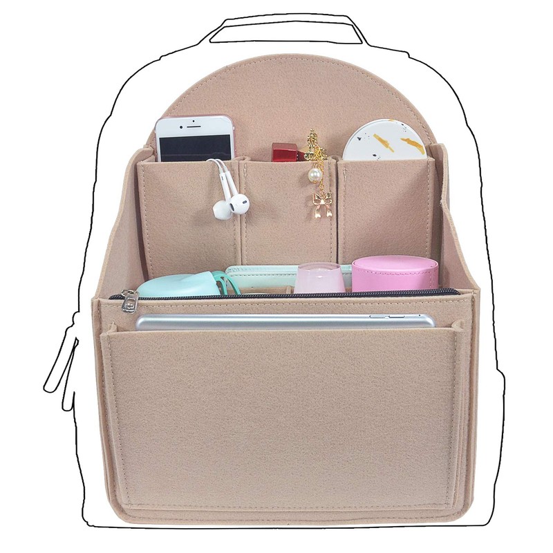 YIICOOLY Felt Backpack Organizer Insert,Purse Organizer for Men Women Backpack