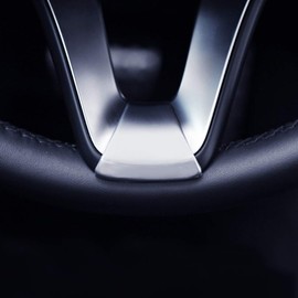 Steering Wheel Emblem Decor Sticker Badge Decoration Logo (Round Steering Wheel) A B C E Class Gla Cla Glc Gle Gls W213 W205 X253