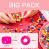 1000Pcs Glow in The Dark Pony Beads 6x9mm Bulk Acrylic