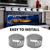 2Pack Stove Knob Gas Oven Range Control Assembly, Replacement for
