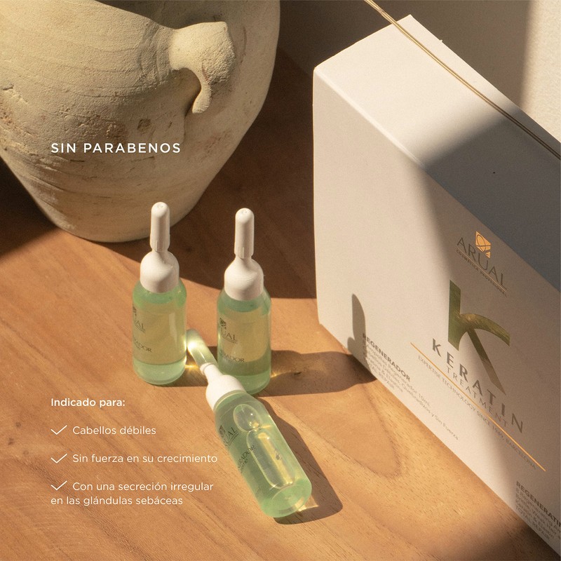 ARUAL Keratin 8 Ampollas, 10 ml