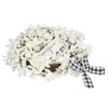 Imitation White Dogwood Wreath Simulation Vibrant Wreath Decoration for Home