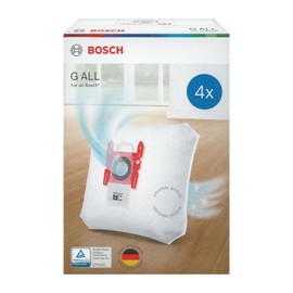 Bosch BBZ41FGALL, Quattro Sacchetti Powerprotect Per Aspirapolvere, Bianco