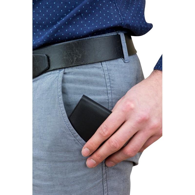 Mini Wallet Extra Flat in Portrait Format Thin Flat Wallet