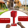 Adjustable Screw Jacks, 4" x 4" Screw Jack Post House