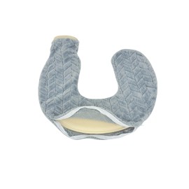 Grey Chevron U-Shaped Neck Hot Water Bottle 1100ml