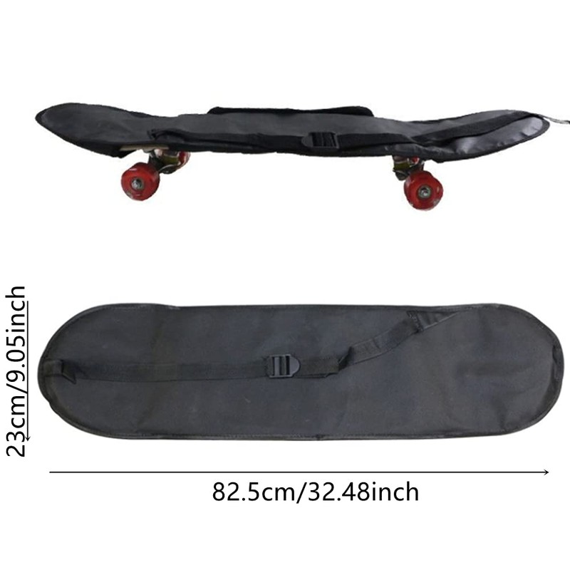 NA Skateboard Bag Longboard Carry Bag Black Skateboard Bag One