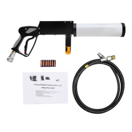 LED Co2 Gun Cryo Fog Stage Effect Co2 Jet Machine LED Cannon CO2 Gun RGB Mixed Co2 Spray Jet Gun Handheld Fog Smoke Gun for Party Stage
