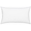 Fennco Styles 100% Polyester Fiber Pillow Filler Insert, White (Rectangular