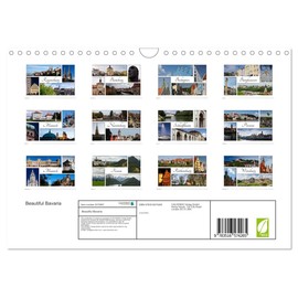 Beautiful Bavaria (Wall Calendar 2026 DIN A4 Landscape), CALVENDO 12 Month Wall Calendar: The beauty of Bavarian landscapes and lovely old towns will fascinate you!