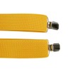 Olata Unisex fully adjustable Clip on Braces/Suspenders, 3.5cm - Yellow