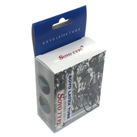 SOYO LATEX Tube, 27.6 x 1.1 - 1.2 inches (700 x 28 - 32 cm), Presta 1.7 inches (42 mm)