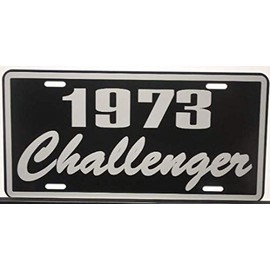 1973 73 Challenger Metal Novelty Replica Sign Compatible with Dodge Mopat Hemi R/T 340 383 440 Six Pack Vanishing Point Hot Rod Muscle Car Custom Classic Dealership Collection Wall Art Display Gift