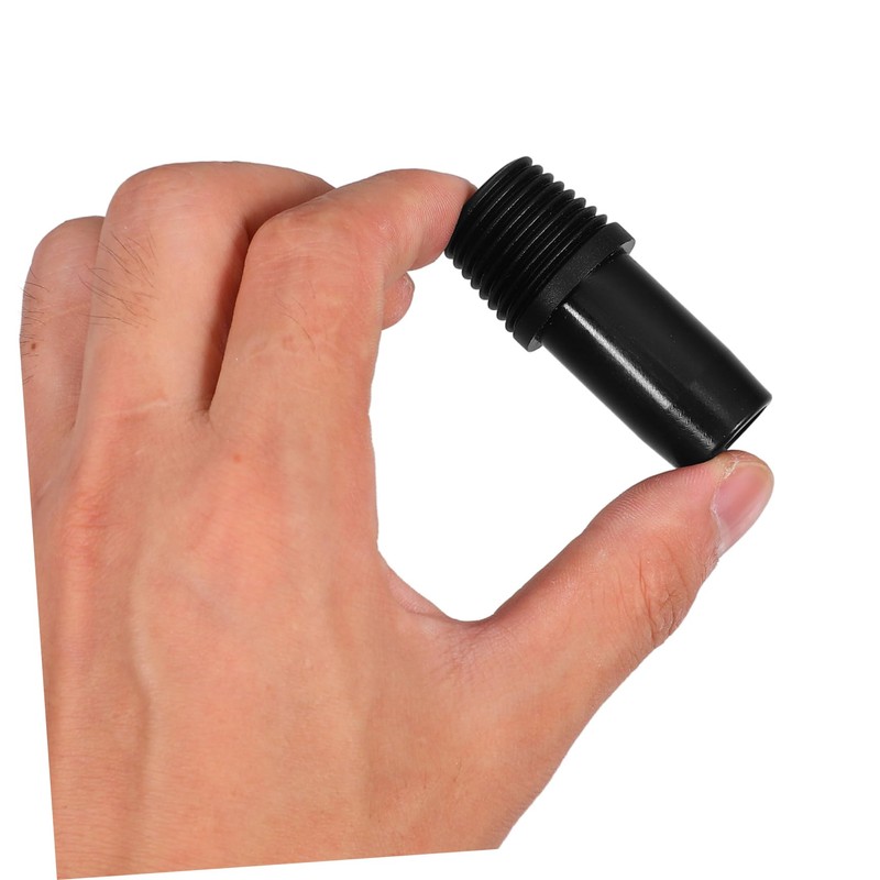 PRETYZOOM 2 Pieces Connector Threaded Handle Ends Pole Adapter for