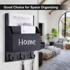 Lucundm Key and Mail Holder for Wall Mount, Entryway Mail