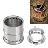 Mini Alcohol Stove for Camping Hiking Stainless Steel Campfire Stove