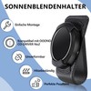COCASES Holder Compatible with Ooono Co-Driver No2, Leather Sun Visor
