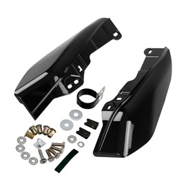 XFMT Mid-Frame Air Deflectors For Harley Touring Road King Street Electra Glide 2009-Up, Vivid Black
