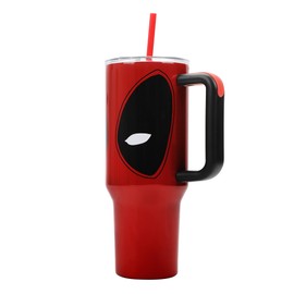 Bioworld Deadpool Nerdin' Since The 90s 40 Oz Stainless Steel Tumbler
