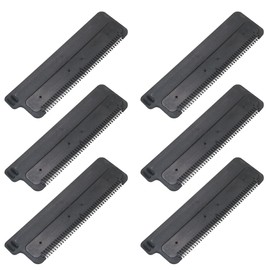 WELURE Back & Body Shaver Replacement - 6 Blades Fit for baKblade - Moisture Indicator Included