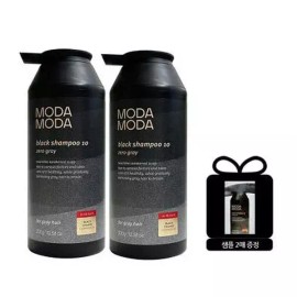 Moda Moda [셀러허브]모다모다 제로 그레이 블랙 샴푸 10 300g (2개) + 1회용 10매 (AD) (S33552727) Moda Moda Zero Gray Black Shampoo 300g (2 pieces) + 10 disposable pieces [Basic]