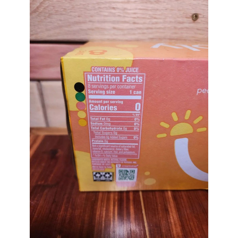 Bubly Bellini Bliss Sparkling Water 12 fl oz, 8 Pack