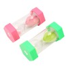 2pcs Hexagonal Hourglass 15 Minutes Learning Sand Timer Portable Plastic