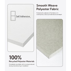 Olanglab Acoustic Panels 2 Pack, 48''x24'' Large Sound Panels, Fabric Wrapped Sound Proof Foam Panels for Walls, Sound Absorbing Panels for Recording Studio Acoustical Treatments (Ivory)